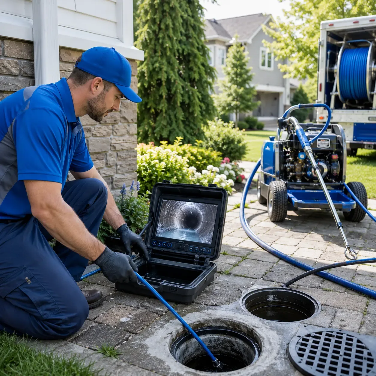 Outdoor drain cleaning professionals serving Frankfort, NY